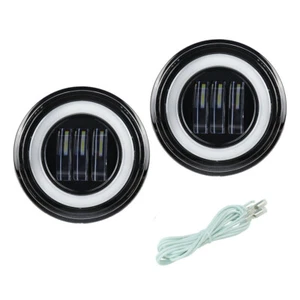 LED Fog Lights Halo Ring DRL For 2015-2019 Chevrolet Silverado 2500HD 3500HD - Bild 1 von 11