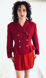 Vintage Chloe A/W 1990 Wool Runway Jacket Coat By Martine Sitbon - Bild 1 von 11