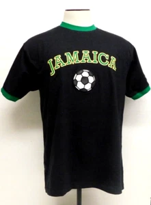 Casual Gear Sports Gear Herren Large Jamaika schwarz Kurzarm Baumwolle T-Shirt - Bild 1 von 6