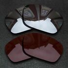 Silver&Brown Polarized Replacement Lens For-Oakley Tinfoil Oo4083 Anti-Scratch