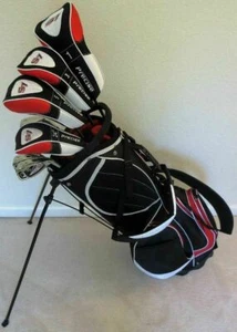 Tall Mens Golf Set Driver, Woods, Hybrid, Iron,s Putter Custom Fit +1" Stiff - Picture 1 of 8