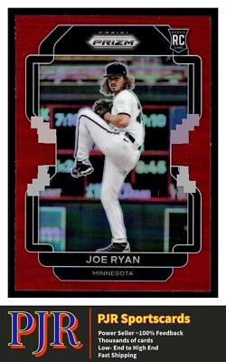 2022 Panini Prizm #81 Joe Ryan Minnesota Twins  Red - Image 1 of 2
