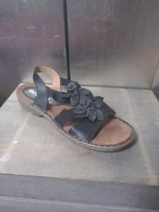 Neuwertige ARA Sandalen Gr 42 Weite G schwarz Sandaletten Schuhe Leder #1707 - Bild 1 von 12