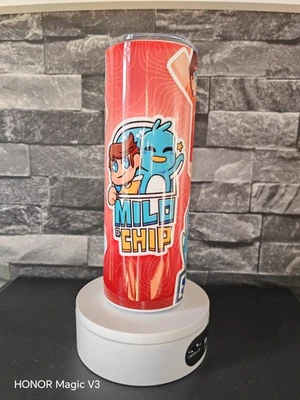Milo And Chip Minecraft 20oz Stainless Steel Tumbler .