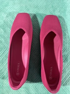 Vivaia Margot Slipper Ballerinas Größe EU 39 US 8,5 Rosa Neu ohne Etikett - Bild 1 von 10