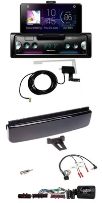 Pioneer DAB Bluetooth Lenkrad USB Autoradio für Ford Mondeo Focus piano-schwarz - Bild 1 von 4