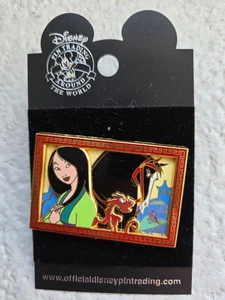 Disney Mulan Horse Mushu Frame Group Portrait Pin - Picture 1 of 1