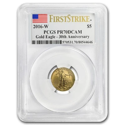 2016-W 1/10 oz Proof American Gold Eagle PR-70 PCGS (FS) - Image 1 of 3