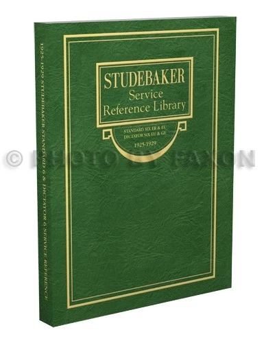 Studebaker Standard 6 and Dictator Shop Manual 1925 1926 1927 1928 1929 ER EU GE Foto 1 de 4