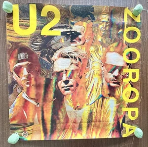 U2 ZOOROPA 1993 ORIGINAL ALBUM PROMO POSTER  - Bild 1 von 1