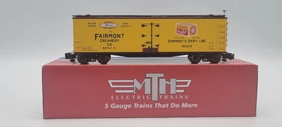 S-Gauge MTH 35-78025 Fairmont Creamery Woodside Reefer NIB -AF Flyer Compatible - Image 1 of 4