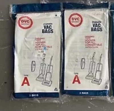 2 DVC Brand Hoover Type A Upright Vacuum Bags 3 Pack - Image 1 of 3