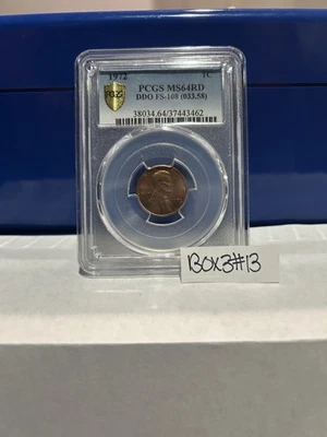 PCGS MS64RD 1972 DDO FS-108 Foto 1 de 2