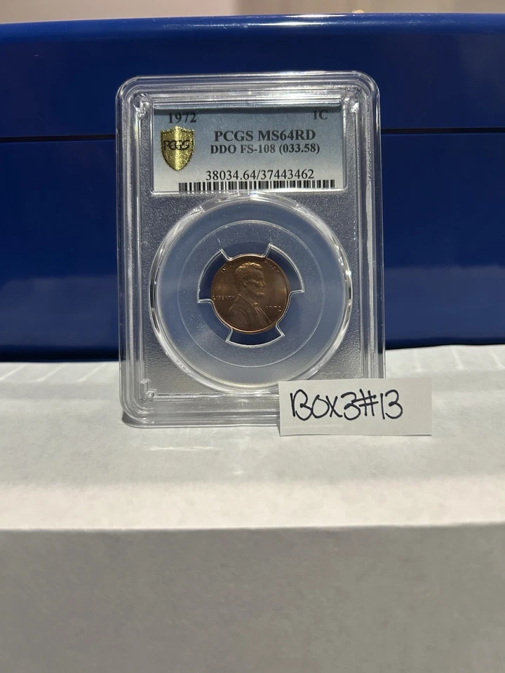 1972 PCGS MS64RD DDO FS-108 - Image 1 of 2