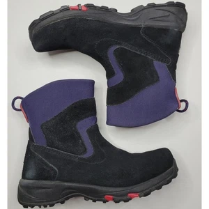 LL Bean Thinsulate Flex & Cushion Slipper Winter Schnee Stiefel Schwarz Wildleder Herren 8 - Bild 1 von 10