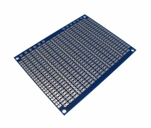 7x9cm Single Side Prototype Board Perforated 2.54mm Breadboard Power line - Picture 1 of 2