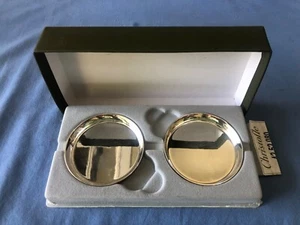 Christofle Paris Set Of Two Butter Dishes Condiments Ashtrays New in Orig. Box - Picture 1 of 10