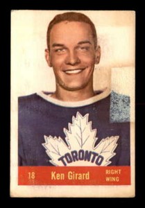 1957 Parkhurst T #18 Ken Girard RC G X2381517