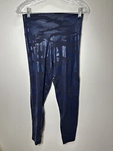 Aerie Offline Navy Camo Leggings 7/8 Camoflauge Large High Waist - Picture 1 of 5
