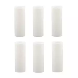 3.5 Inch Tall White Plastic Candle Covers Sleeves,Chandelier Socket Base E12 Set - Picture 1 of 5