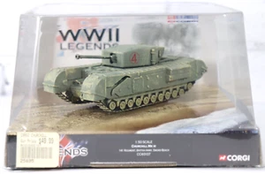 Corgi WWII Legends Churchill Mk3 Tank 1:50 British Army D Day 60th Ann. NEW U6 - Picture 1 of 8