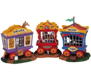 Lemax Village Collection Carnival Animal Cages Set of 3 Retired #63581 NIB - Picture 1 of 4