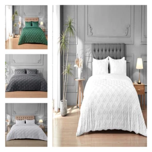 Juego de cama con funda nórdica edredón reversible individual doble king size con funda de almohada - Imagen 1 de 28