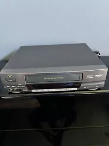 JVC VHS Tape Cassette Player Ultra Spec Drive 4 Head Hi Fi VCR Plus+ HR-VP624U - Picture 1 of 7