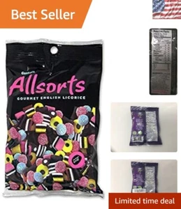 Indulge in AllSorts 6.3 Ounce Gourmet English Licorice - Perfect for Gifting - Picture 1 of 6