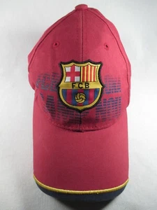 FCB Volleyball Barcelona Red Adjustable Baseball Cap Hat - Picture 1 of 11