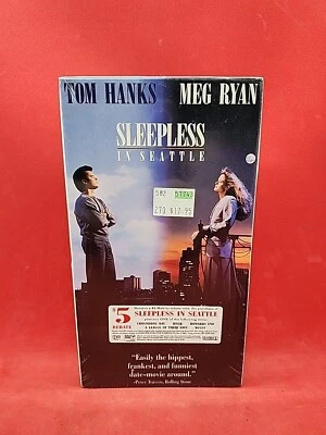 New Factory Sealed Sleepless in Seattle VHS 1993 Columbia Tristar Home Videos - Image 1 of 4