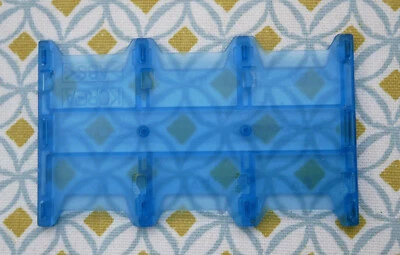 Olymus xD Card storage tray for 6 x XD memory cards x 6; blue ABS, VH531501 - Image 1 of 4