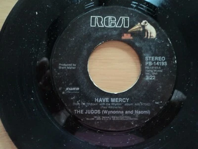 The Judds (Wynonna And Naomi) - Have Mercy - 7" Single - US pressing  - Image 1 of 2