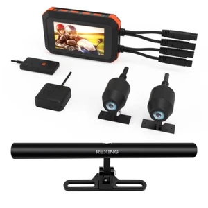 Rexing MTC1 Dual Camera Motorcycle Dash Cam Bundle - Picture 1 of 11