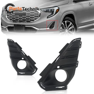 For 2018-2021 GMC Terrain Fog Light Lamp Cover Bezel Trim Driver Passenger Side - Foto 1 di 12