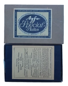 VTG AGFA SPECIAL PLATTEN 12x 14x9cm PHOTOGRAPHIC PLATES UNUSED IN ORIGINAL BOX - Picture 1 of 3