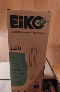 EiKO LED HID Lampada a filamento di ricambio 45W 7500 lumen 5000K 120-277V EX39 - Foto 1 di 3
