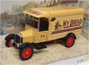 Matchbox Models Of Yesteryear Y21 - 1926 Ford Model TT Van "My Bread" - Beige - Picture 1 of 5