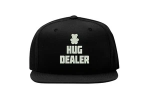 Hug Dealer Funny Embroidered Snapback Cap Fullcap Flat Bill Hat Hip Hop - Picture 1 of 5