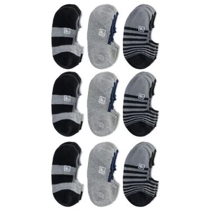Kid's Skimmer Liner Socks 9 Pair Pack Black Kid's 9.5-3 - Picture 1 of 1