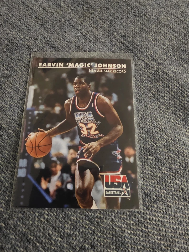 Earvin Magic Johnson Skybox USA Basketball #34 - Image 1 of 2