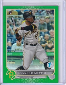 2022 Topps Series 1 1st Edition Green /150 Rodolfo Castro #85 Rookie RC - Picture 1 of 2