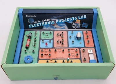 Science Fair 30 in 1 Electronic Projects Lab Cat. No.28-161 Radio Shack - Image 1 of 4