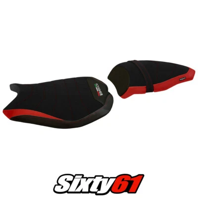 Capa de assento Ducati 1098 Tappezzeria Comfort 2007-2010 2011 2012 2013 vermelha preta - Imagem 1 de 4