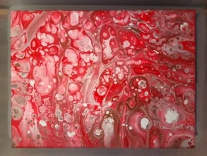Acrylic Pouring,Abstrakt Kunst,Leinwand *UNIKAT*  30x40cm - Bild 1 von 1