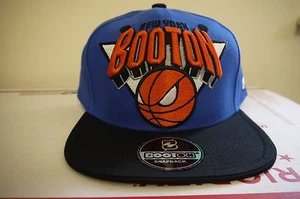 Gorra ajustable NY BOOTON Snapback. Azul/negro. Totalmente nuevo con etiquetas - Imagen 1 de 2