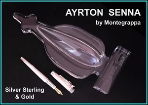 Tribute to AYRTON SENNA by MONTEGRAPPA Fountain Pen FINE NIB Limited Ed. Nr.1896 - Afbeelding 1 van 11