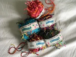 Plymouth "Carnivala" - Individual Balls in Choice of 5 colors - Picture 1 of 7