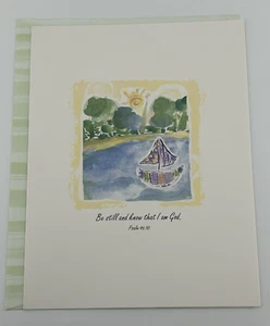Christian Greeting Card Psalm 46:10 Be Still and Know that I am God Richmond - Picture 1 of 2