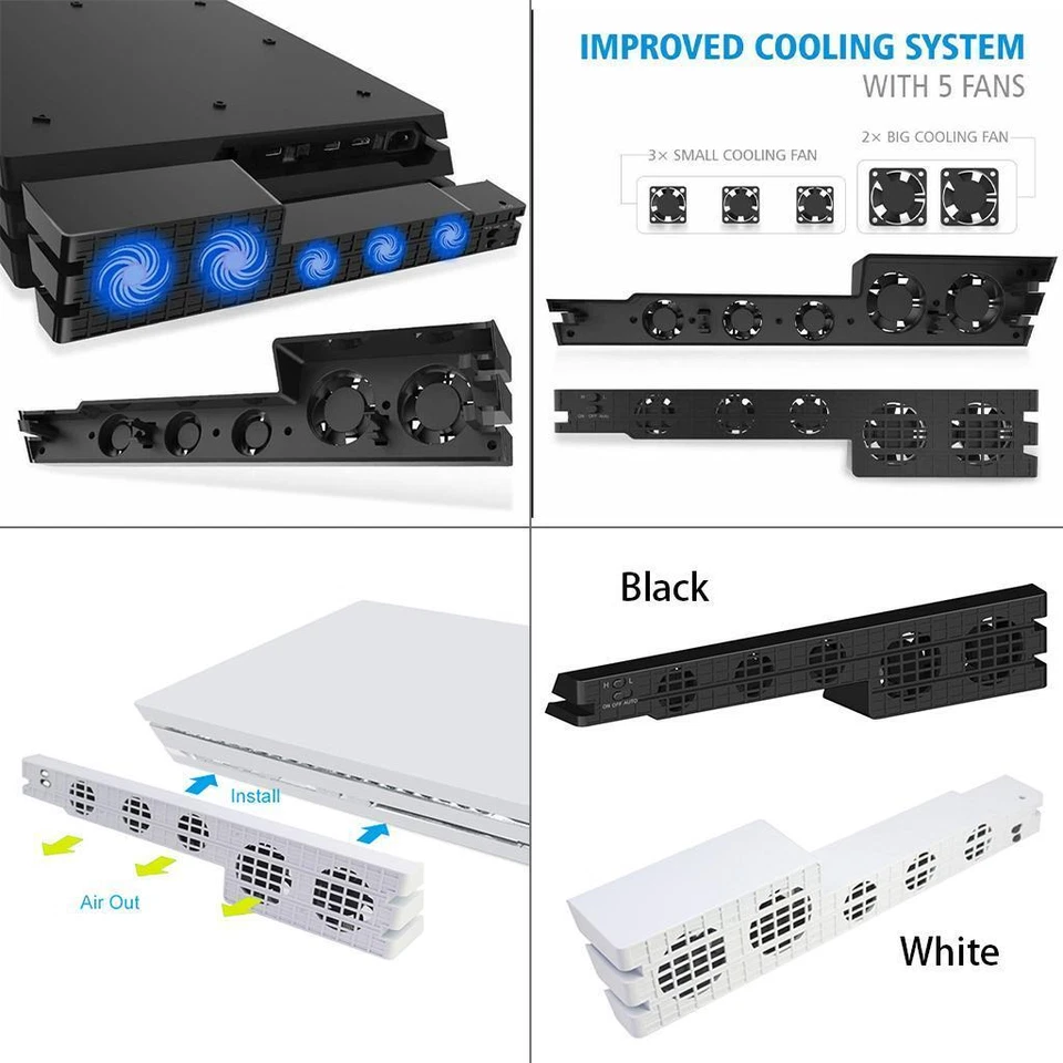 Cooling Fan Cooler Stand for Four - Image 1 of 1